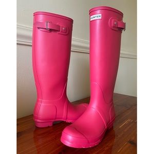 Pink Hunter Boots